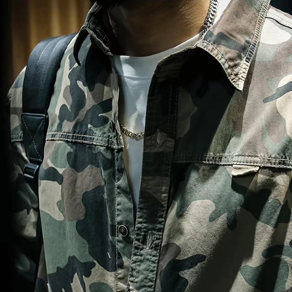 Camouflage pattern shirt HL2450