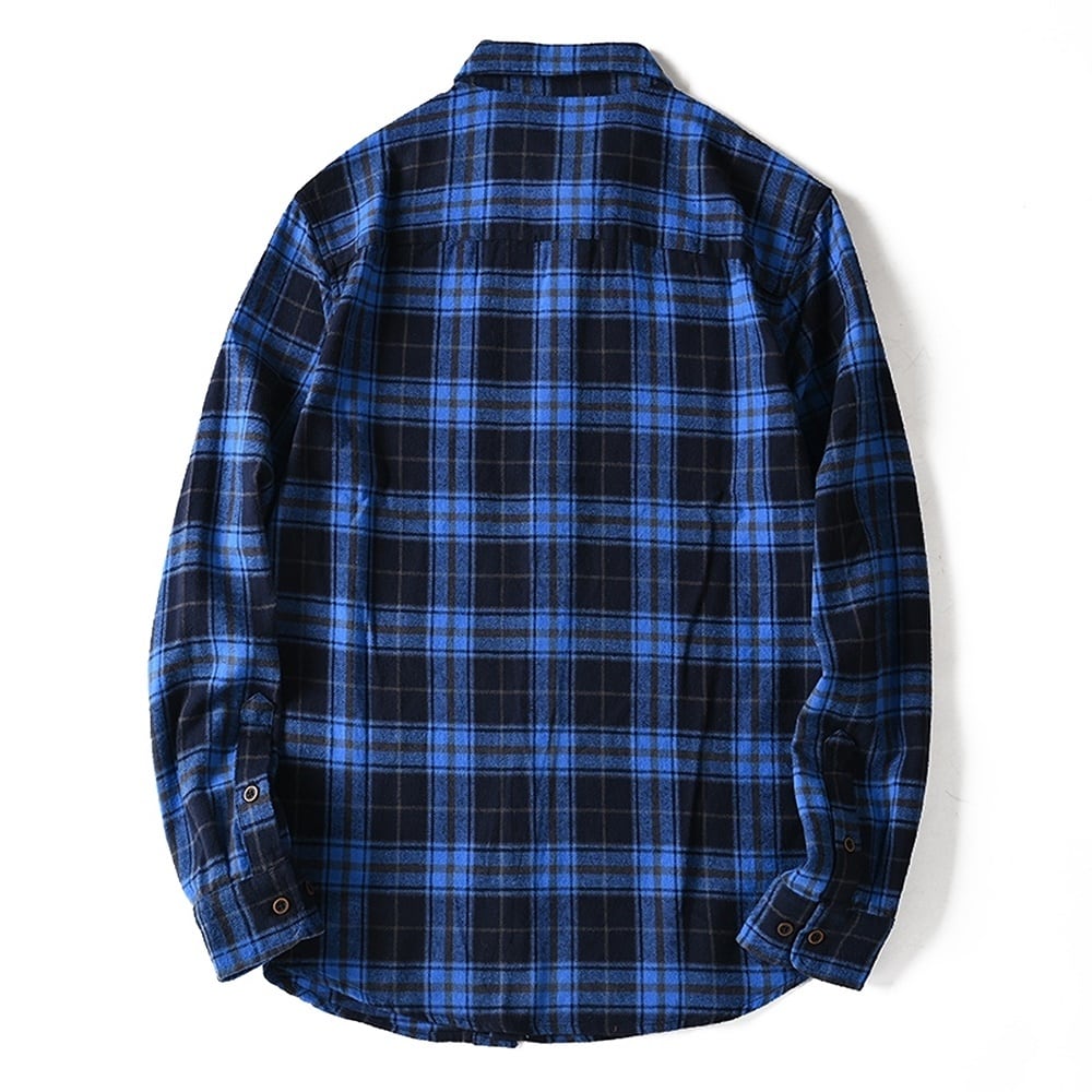 Flannel check shirt HL2317