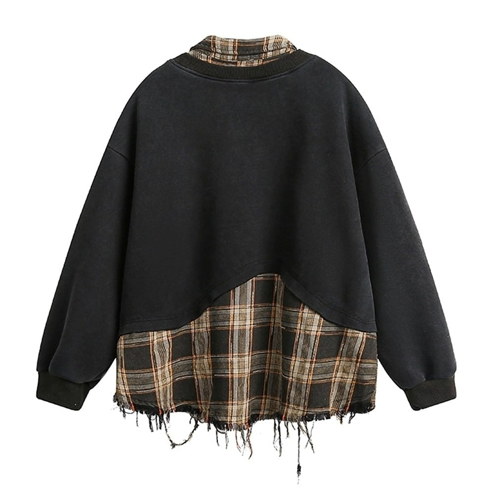 Faux layered damage tops HL2422