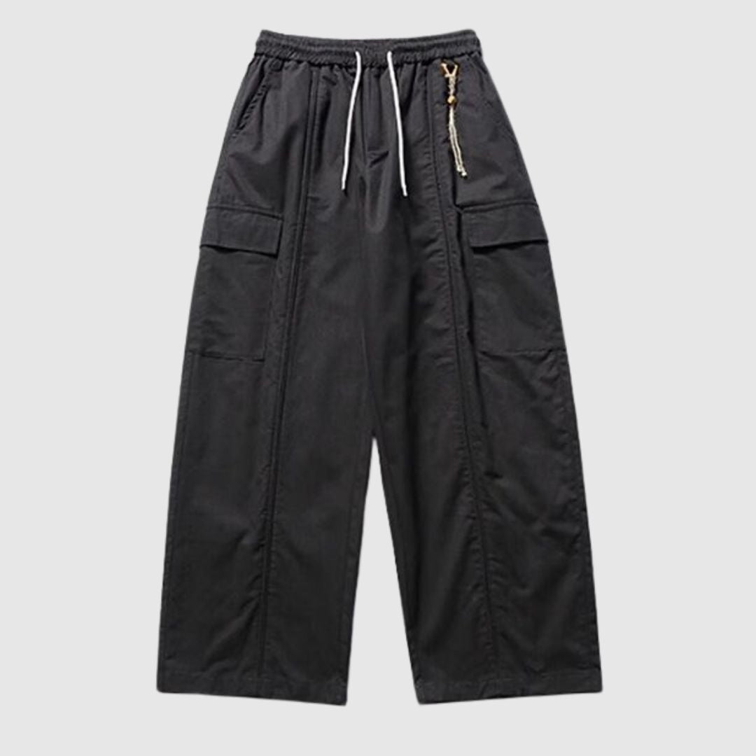 Loose straight pants HL2198