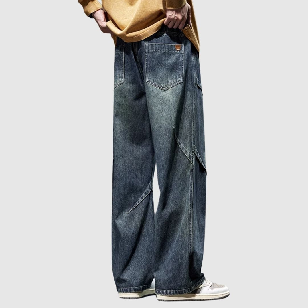 Straight casual denim jeans HL2358