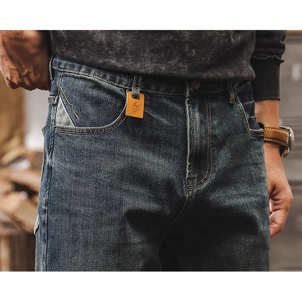 Straight denim jeans HL2410