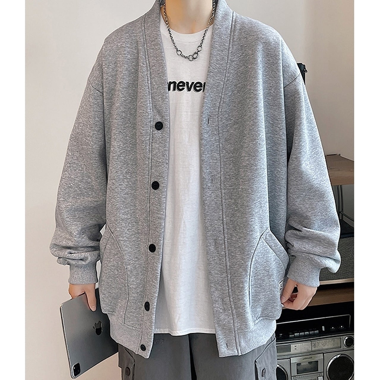 スウェットカーディガン HL1851