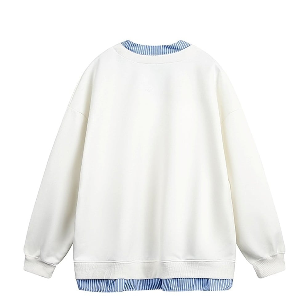 Faux layered sweatshirt HL2417