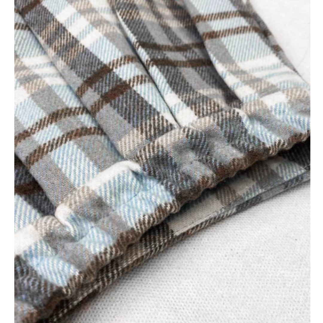 Short length coat & Pleated skirt E7005