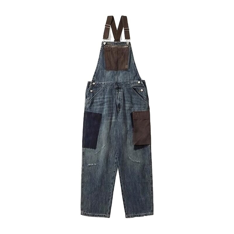 <サイズ詳細不明>Retro denim overalls HL2243