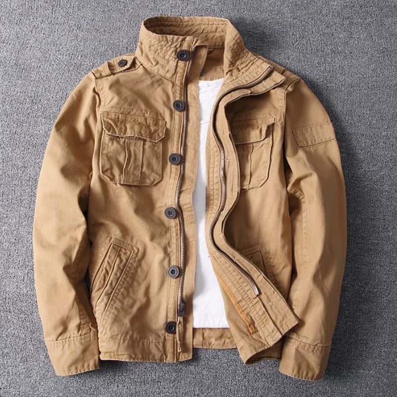 Stand collar casual jacket HL2235