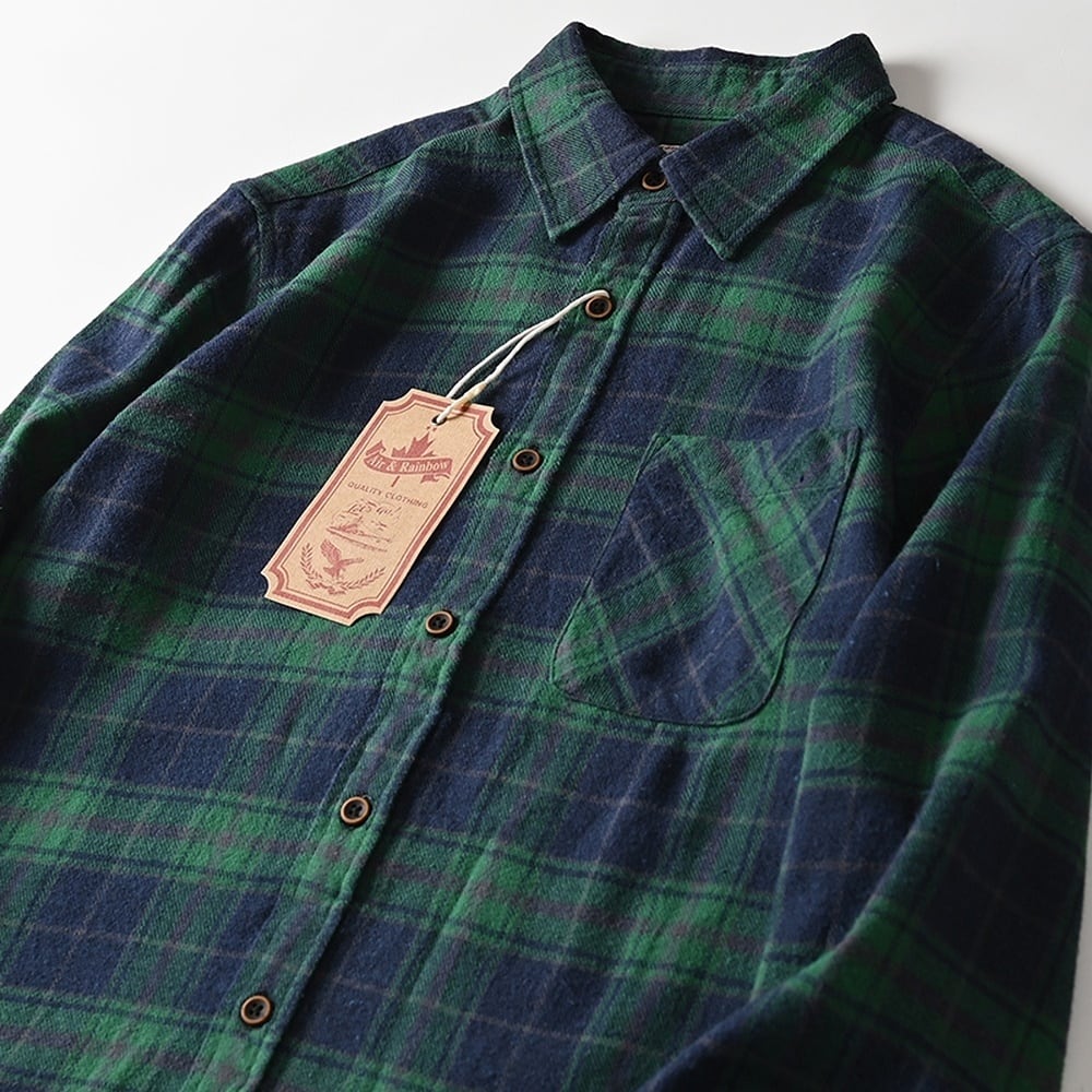 Flannel check shirt HL2317