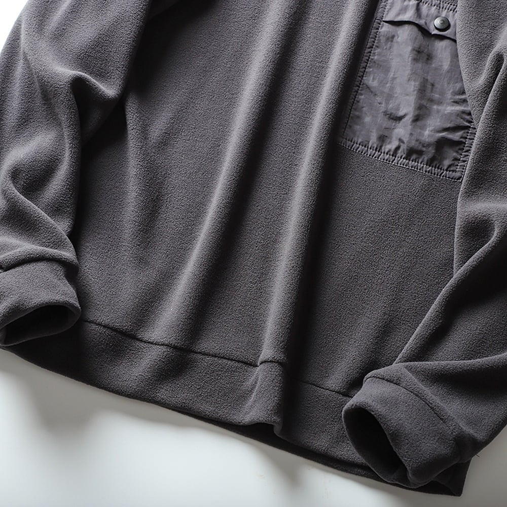 Crew neck fleece tops HL2314
