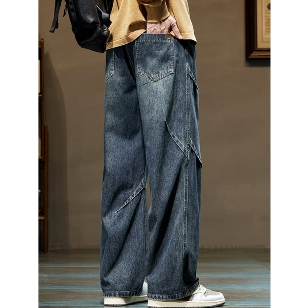Straight casual denim jeans HL2358