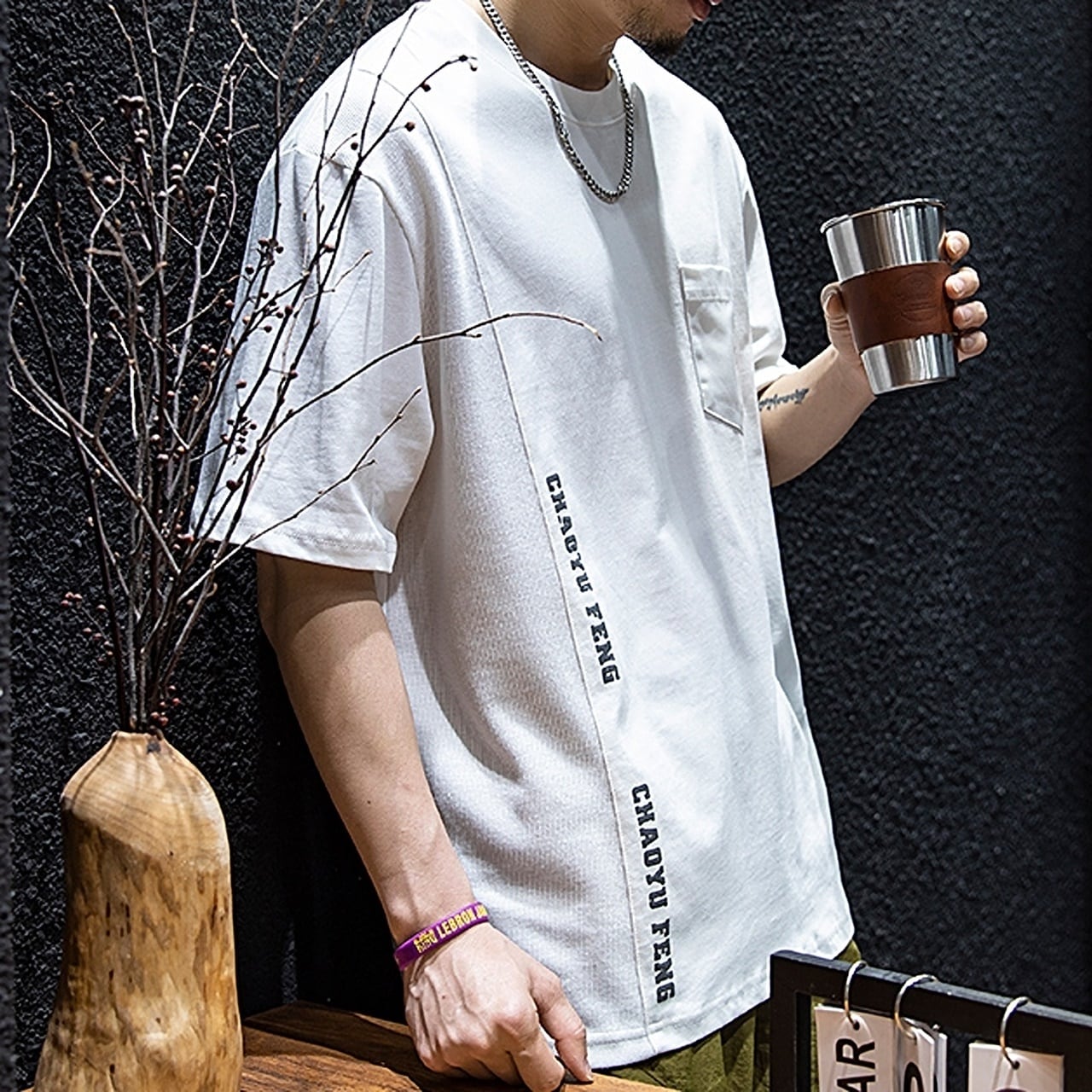 Round Neck Casual T-Shirt HL1725