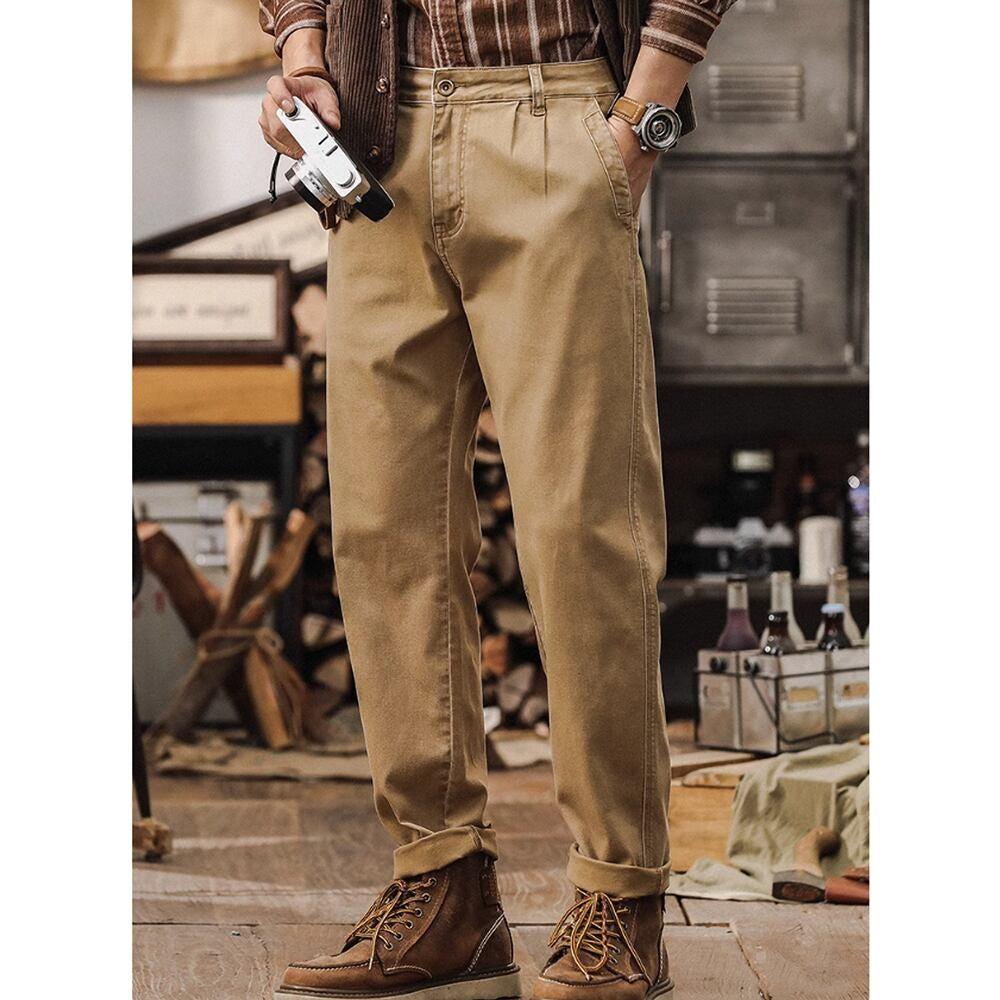 Basic straight pants HL2378