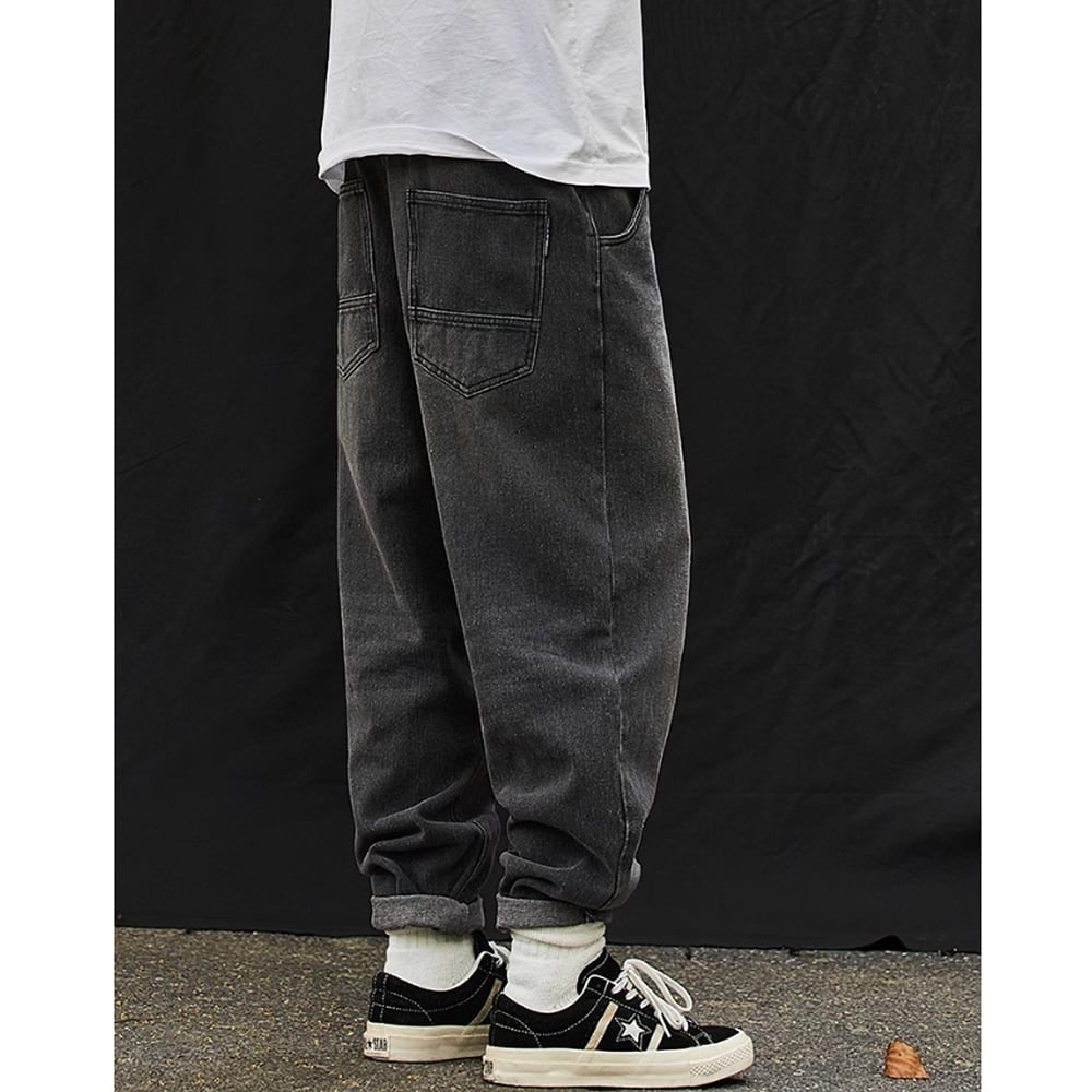 Casual straight denim jeans HL2391