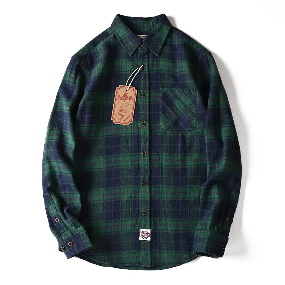 Flannel check shirt HL2317
