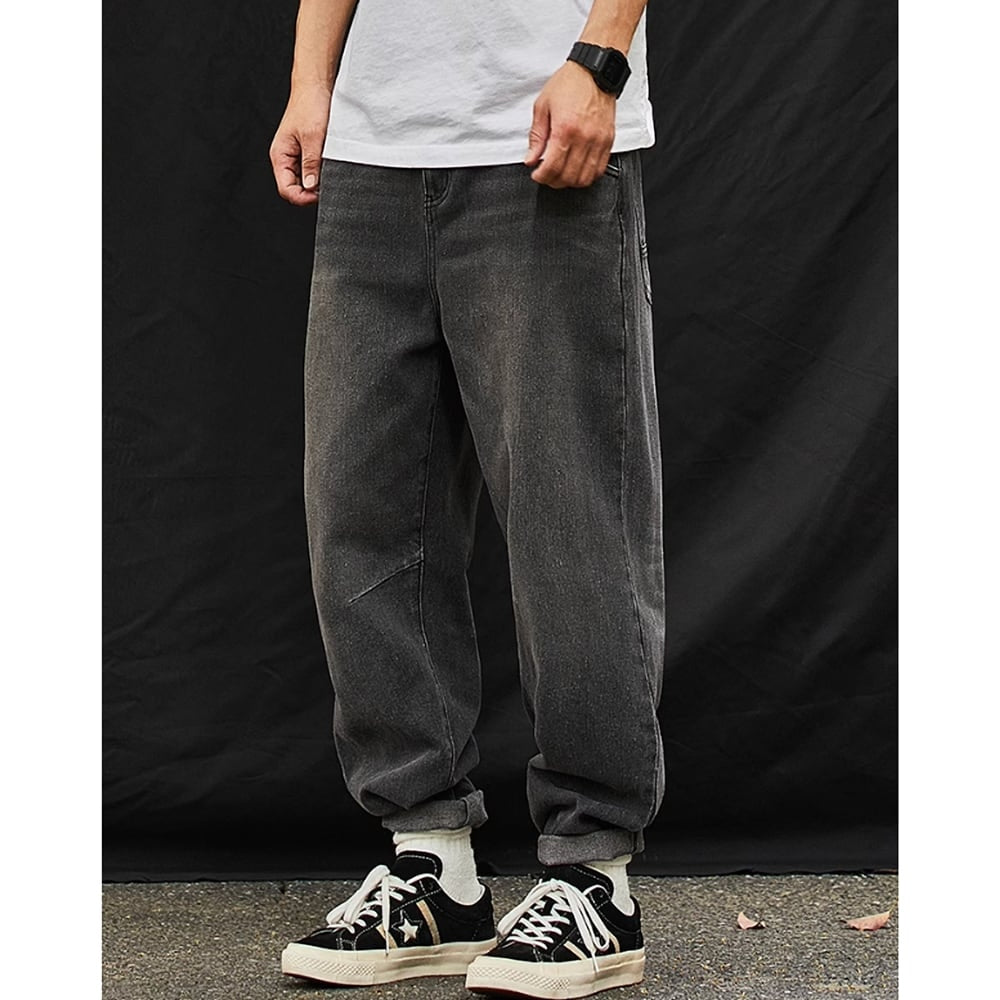 Casual straight denim jeans HL2391