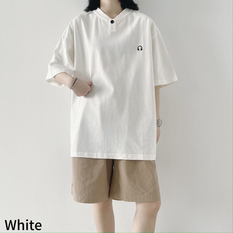 Henry neck T-shirt HL1504