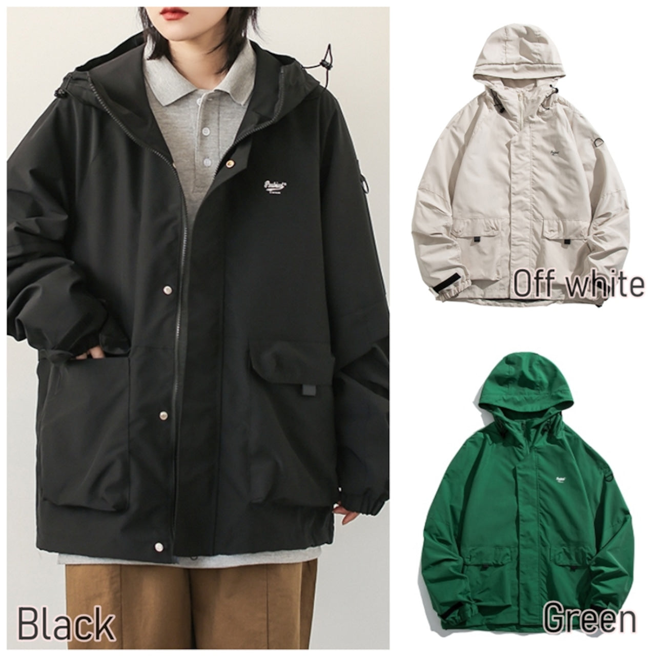 Multi-pocket mountain parka HL1524