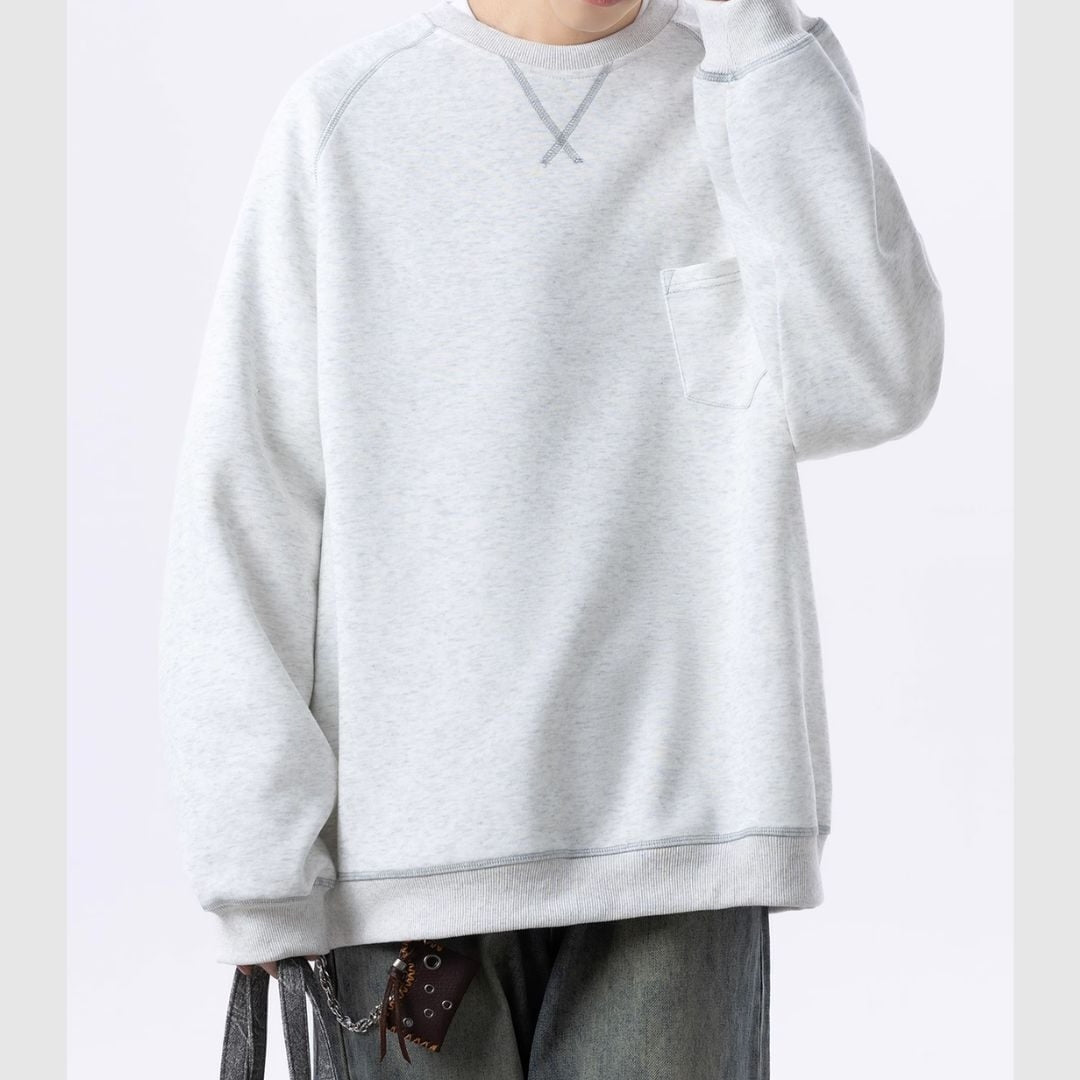 Round neck sweatshirt H2404