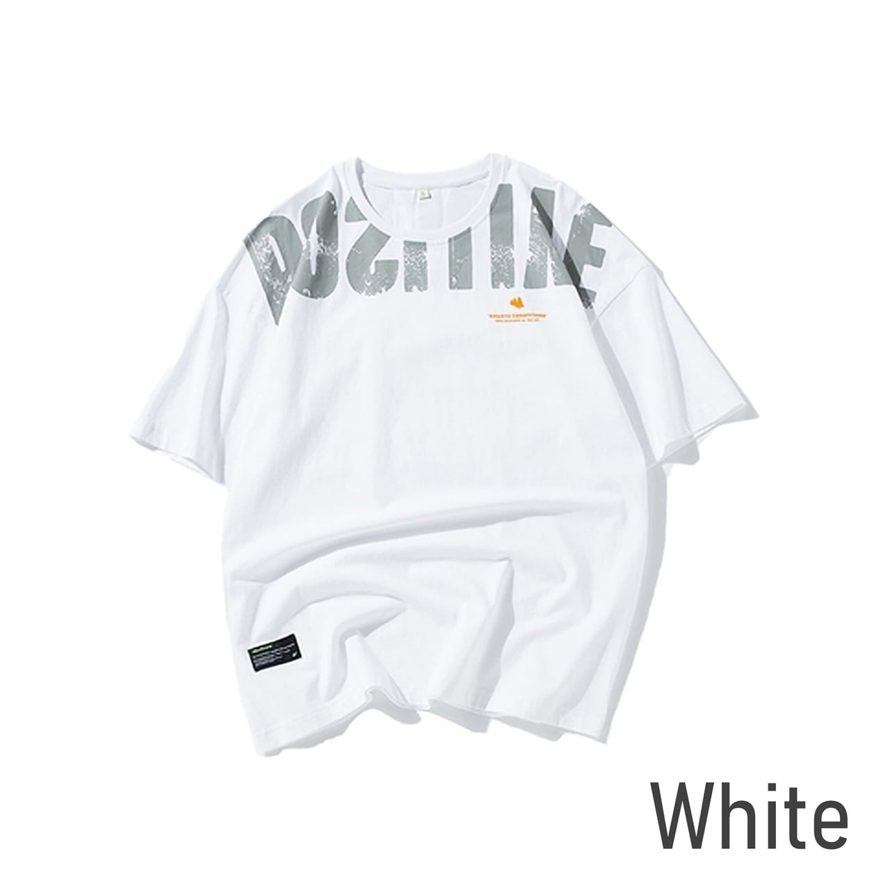 ラウンドネックプリントTシャツ HL1553