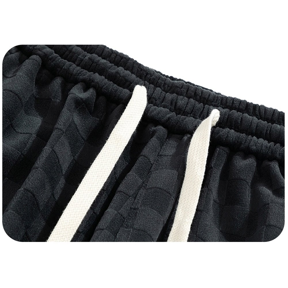 Block check sweat pants HL2296