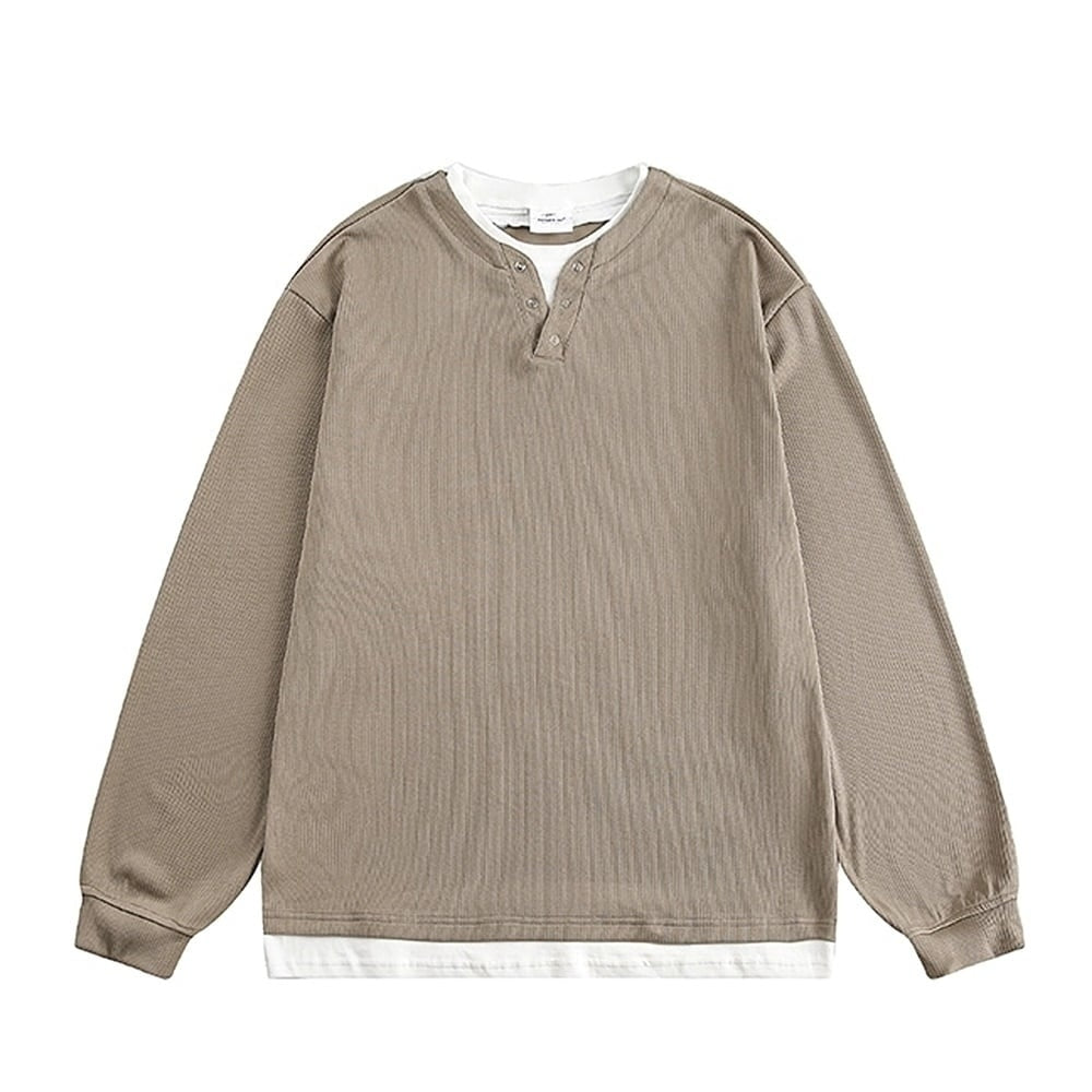 Faux layered sweatshirt HL2416