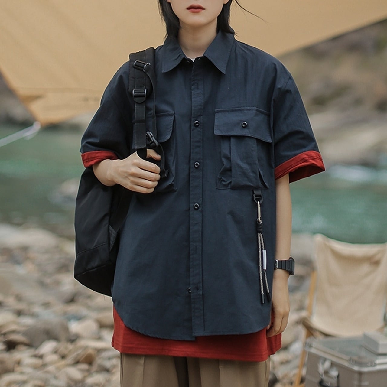 Half-Sleeve Casual Shirt HL1735