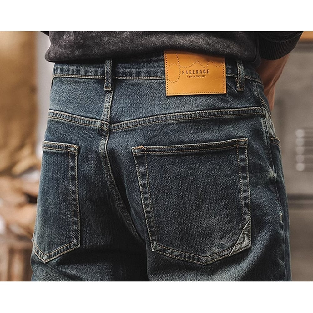 Straight denim jeans HL2410