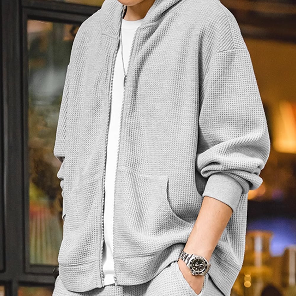 Waffle hoodie HL2448