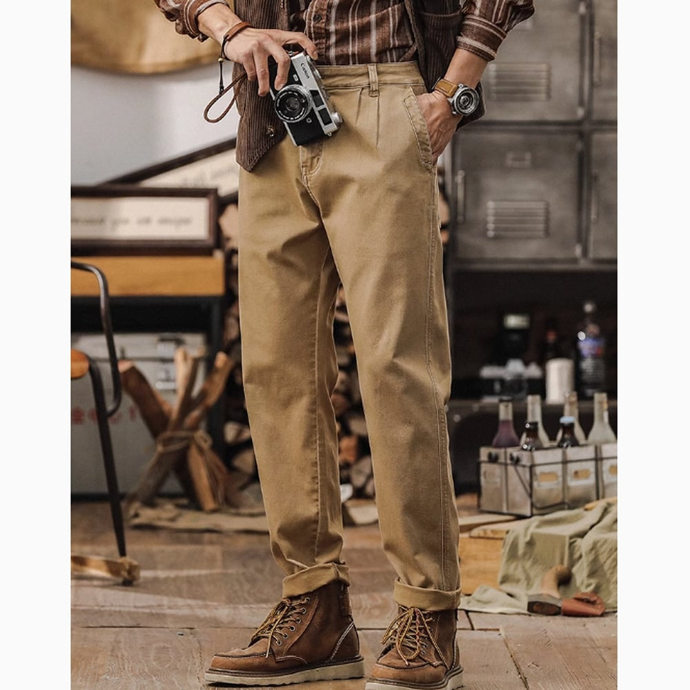 Basic straight pants HL2378