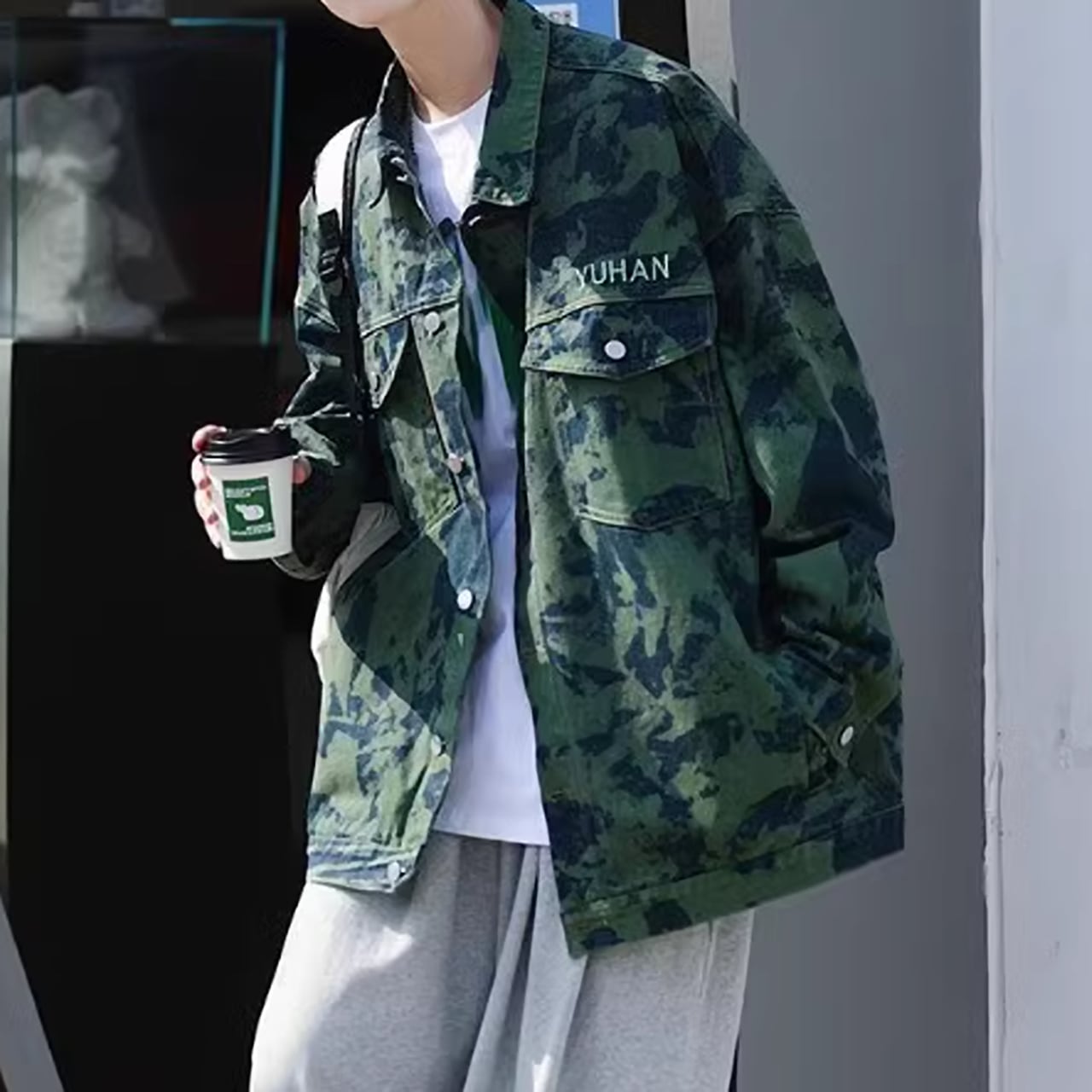 Camouflage military jacket HL1858