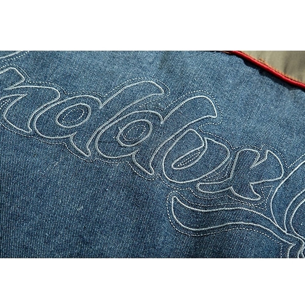 Contrast denim jacket HL2321