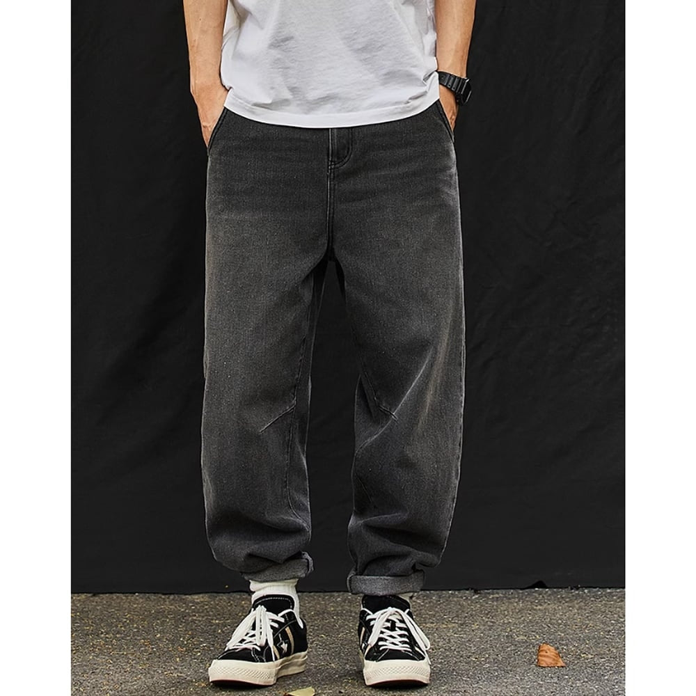 Casual straight denim jeans HL2391
