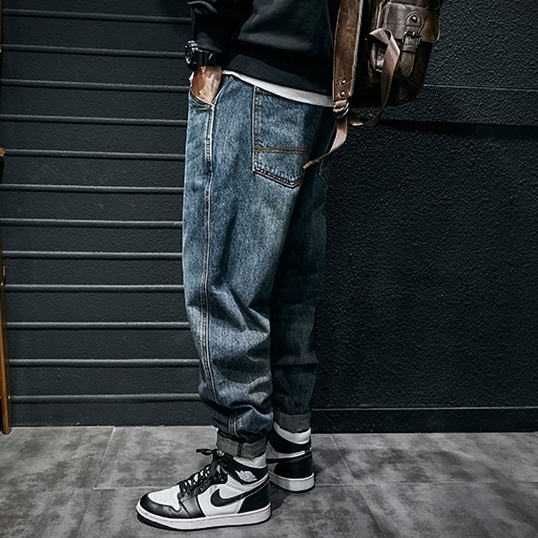 Casual Straight Denim Jeans HL1945
