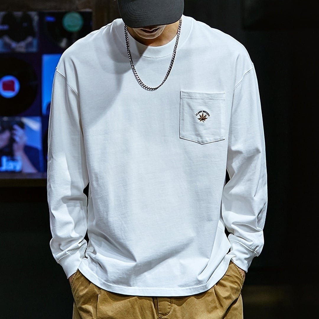 Long-Sleeve Cotton T-Shirt HL1943