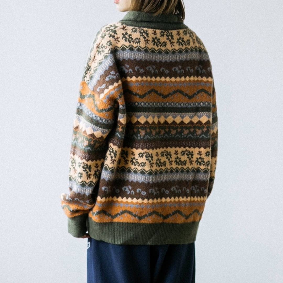 Ethnic Polo Knit Top HL1960
