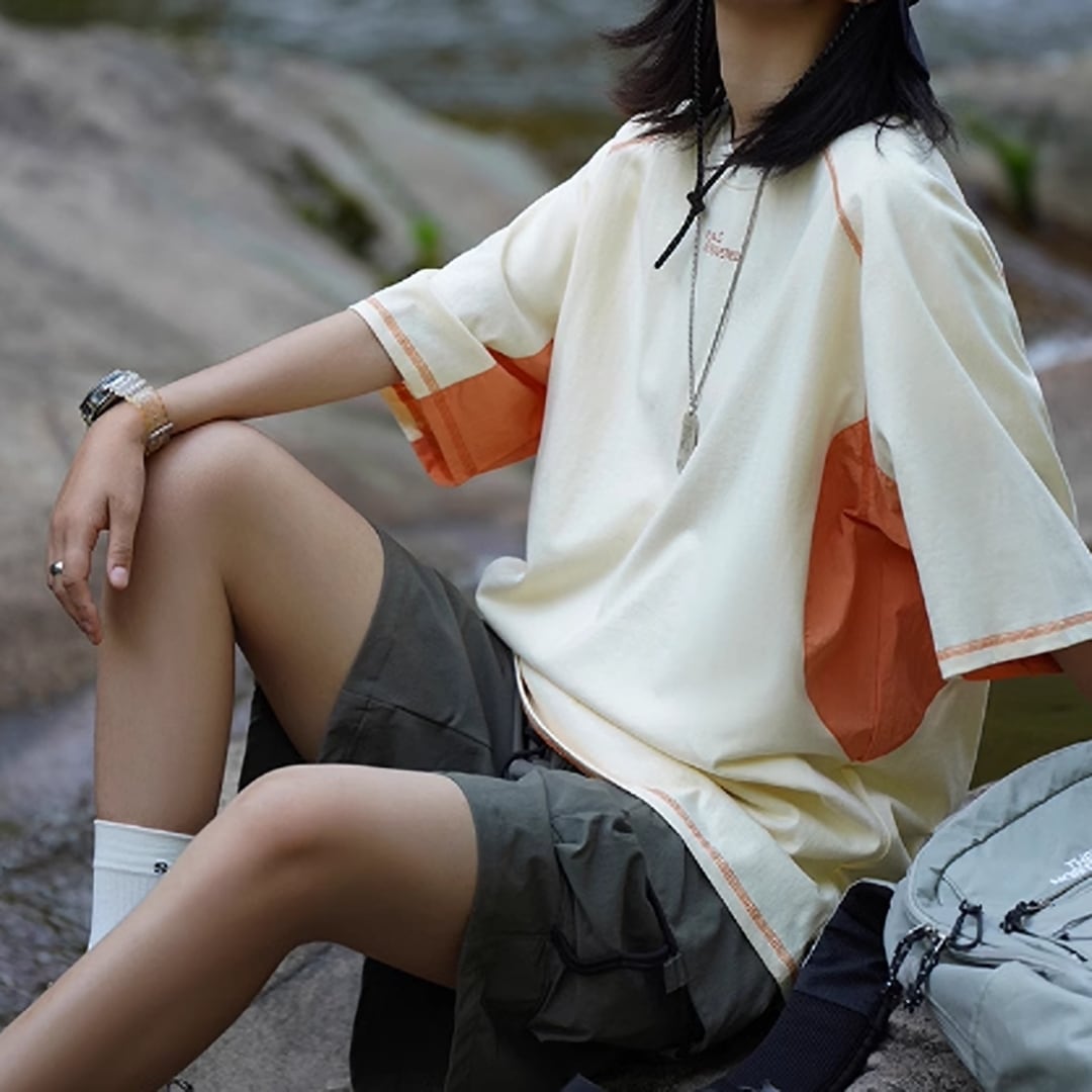 コントラストカラーTシャツ HL2020