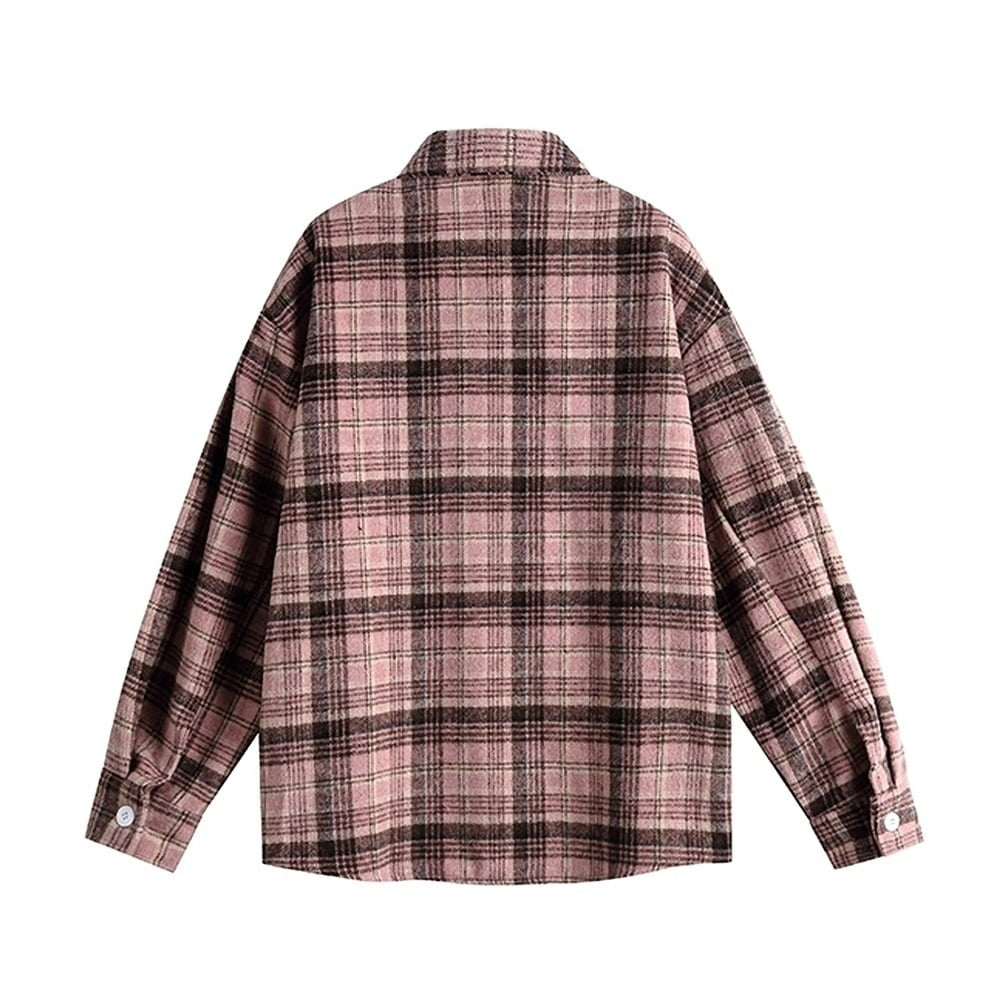 Flannel check shirt HL2418