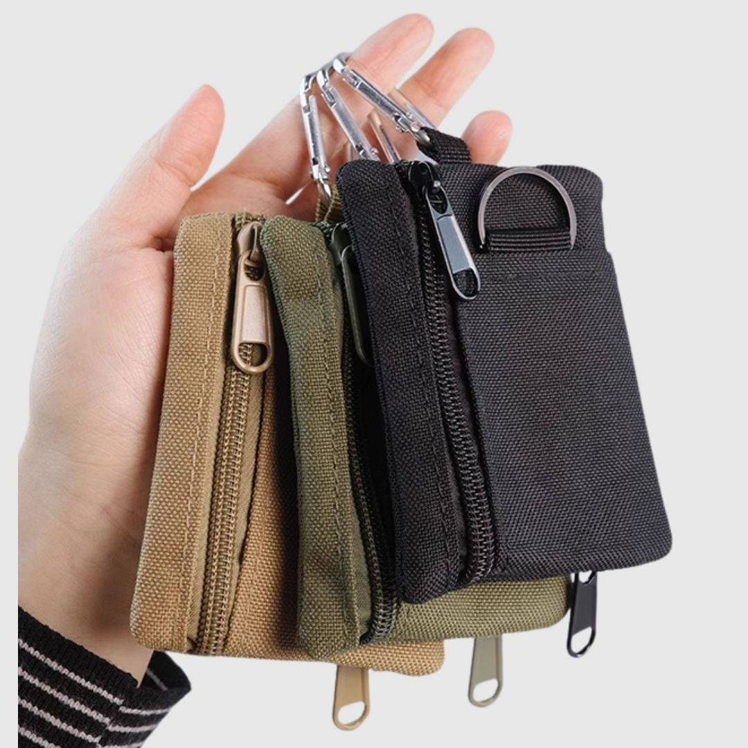 Coin case with carabiner HL2330