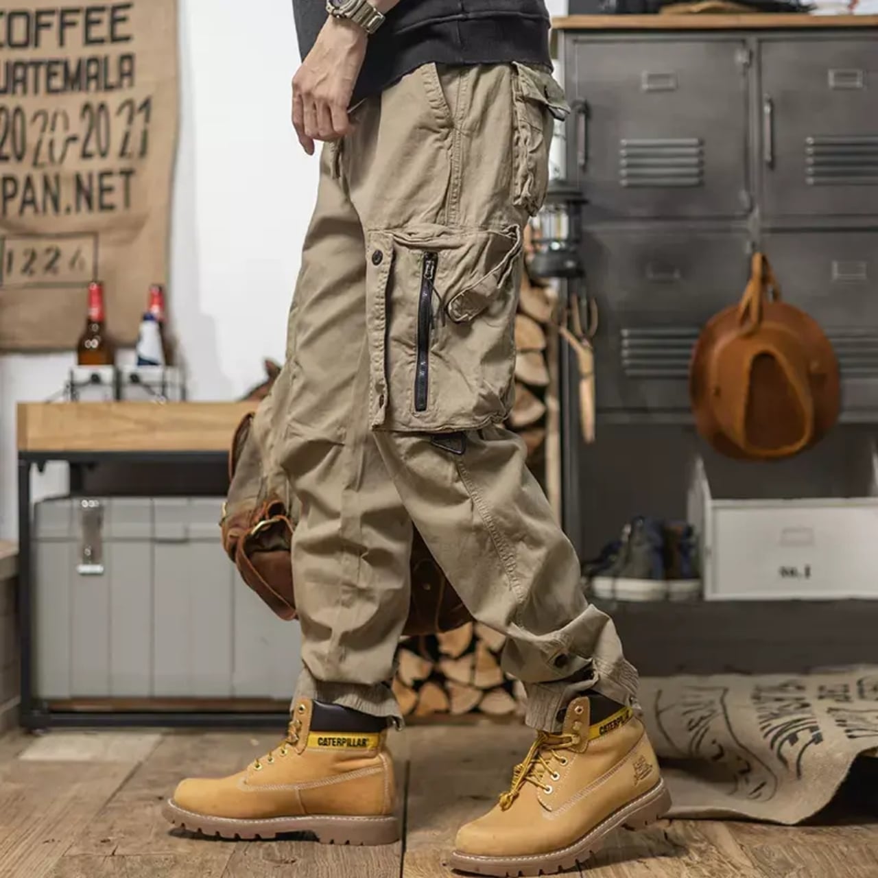Multi-Pocket Jogger Pants HL1616