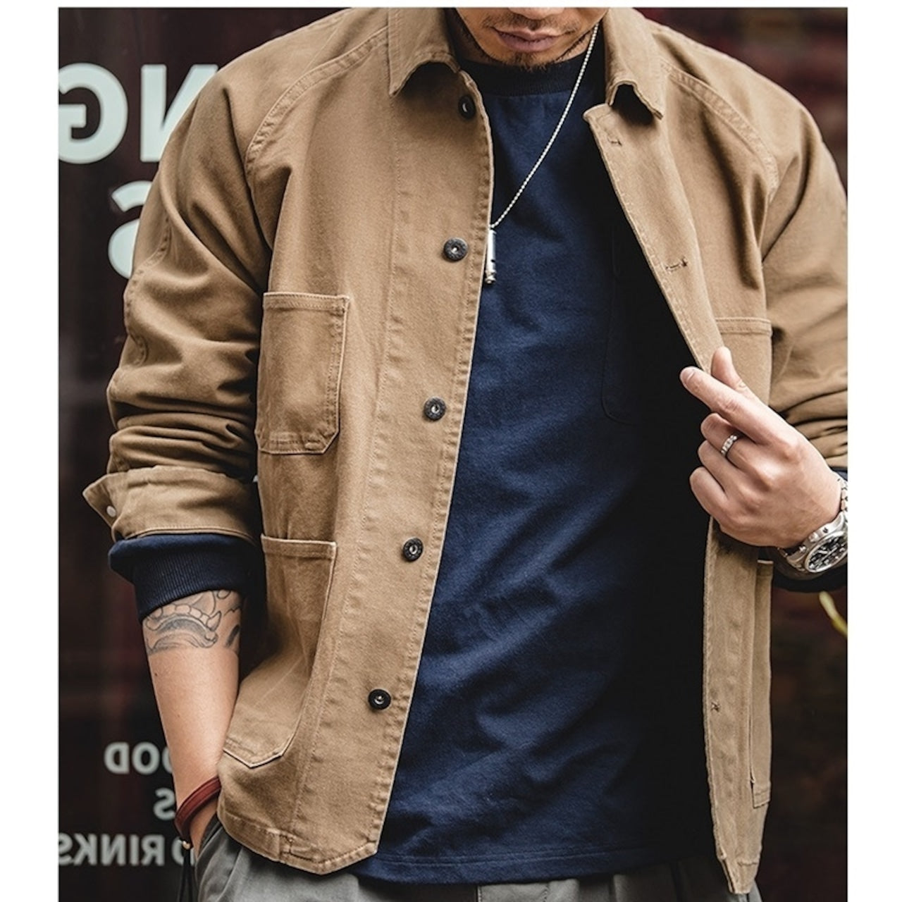 Casual Shirt Jacket HL1544