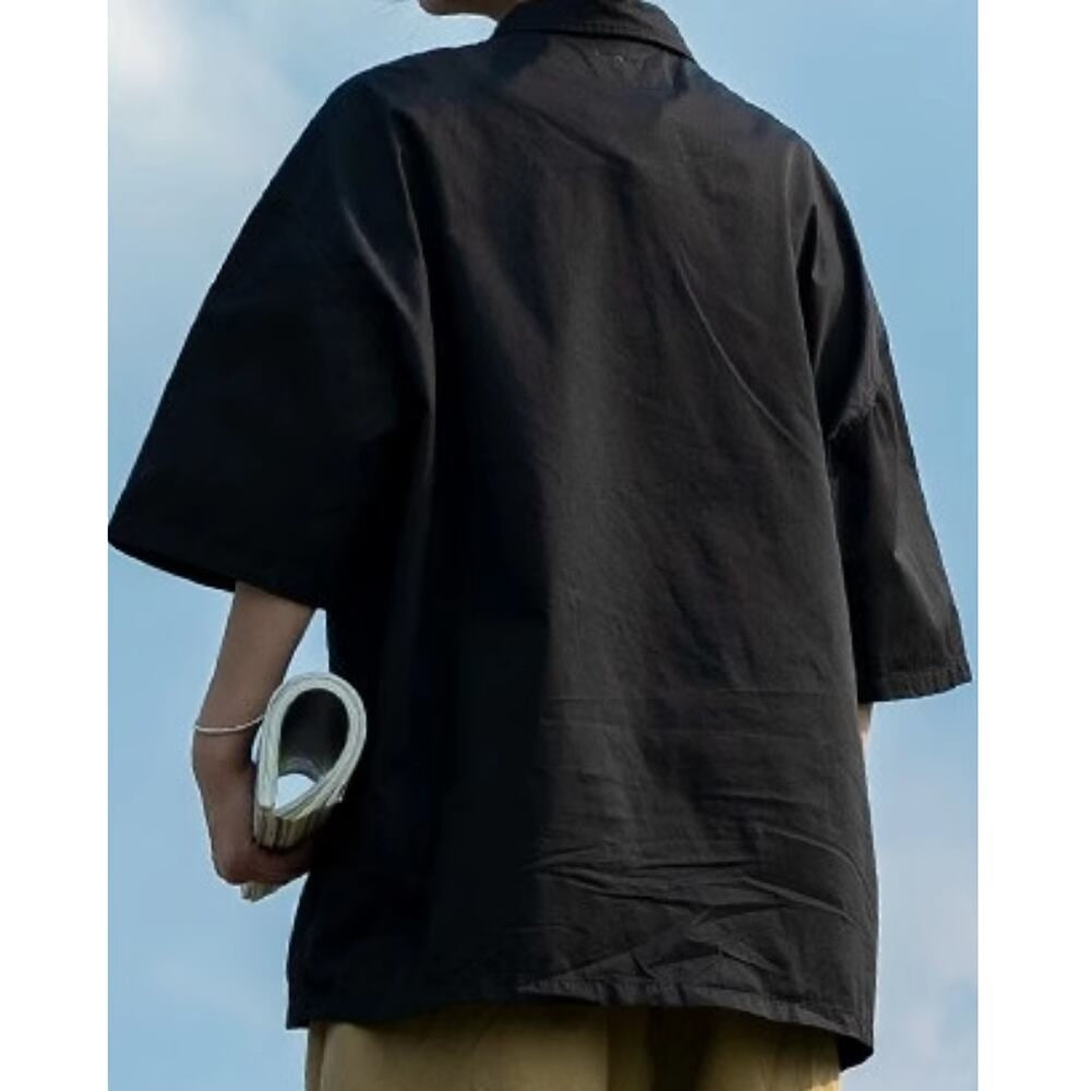 Oversized half zip tops HL2433