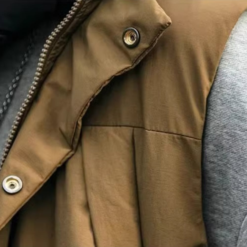 Stand collar padded vest HL2435