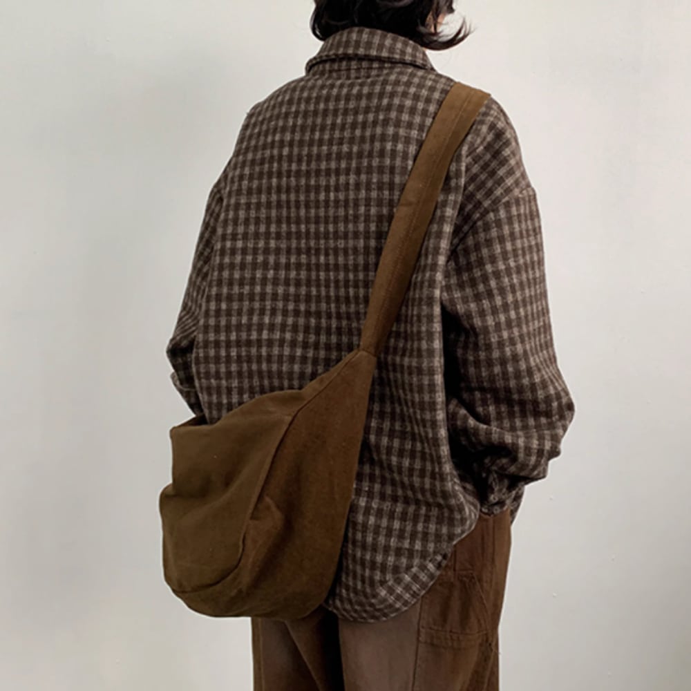 Gingham check flannel shirt HL2304