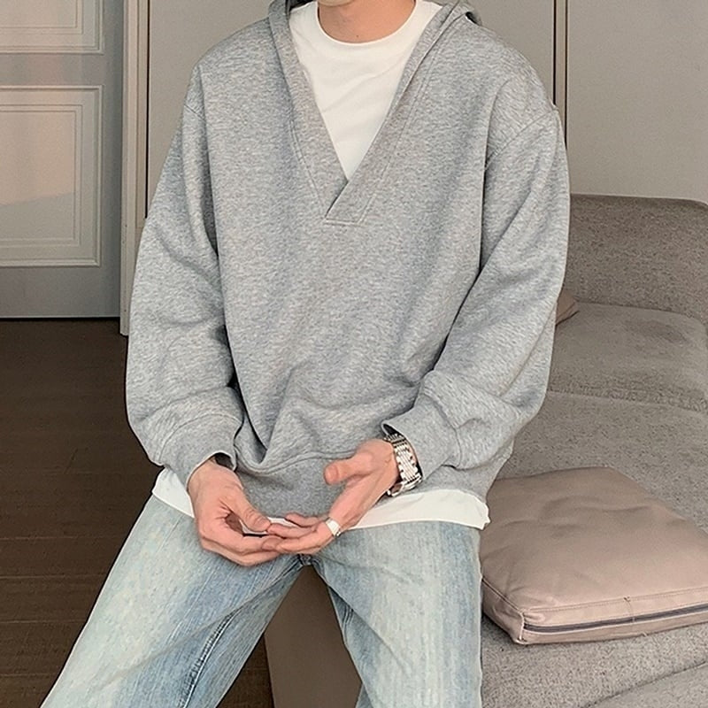 Faux layered hoodie HL2183