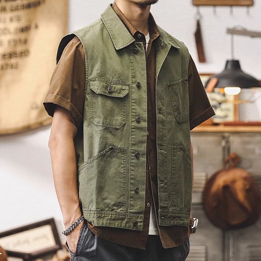 Retro work vest HL2396