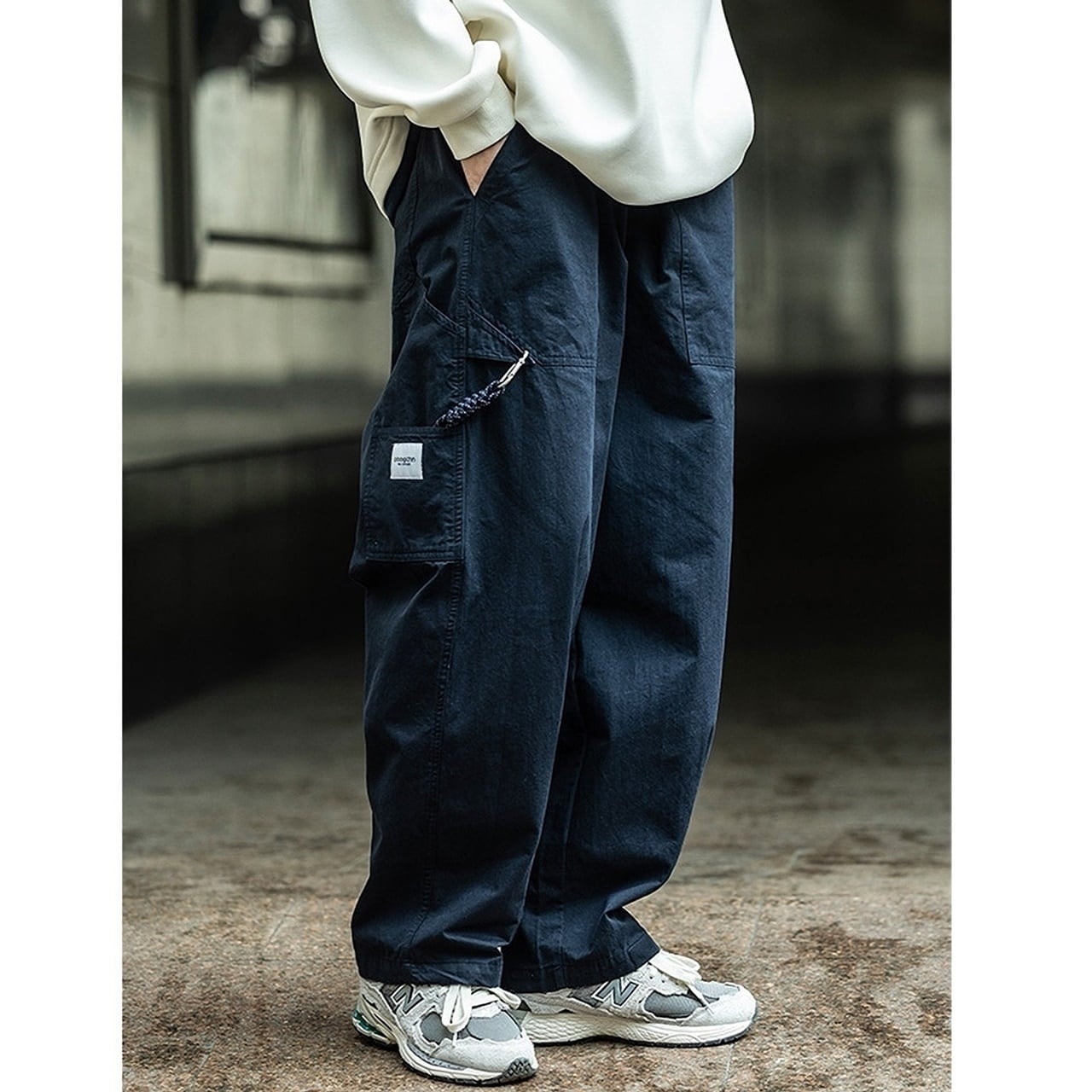 ルーズストレートパンツ HL1693