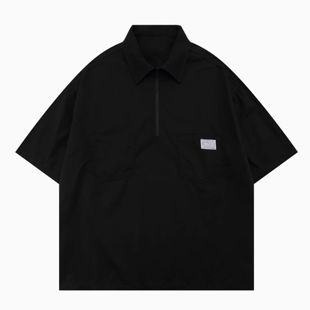 Oversized half zip tops HL2433
