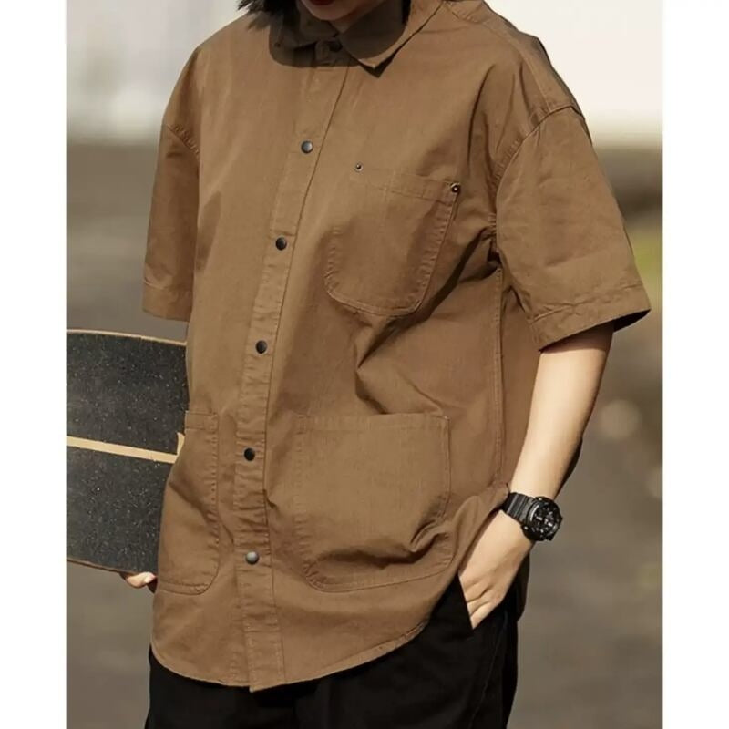 Retro Casual Work Shirt HL2031