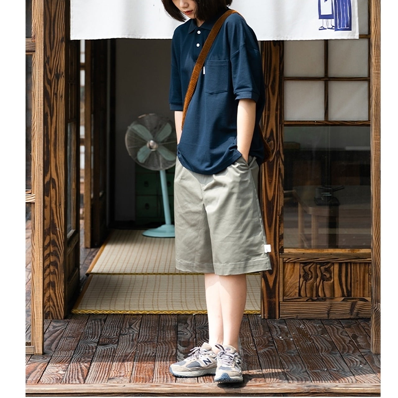 Half Sleeve Blue Polo Shirt HL1699