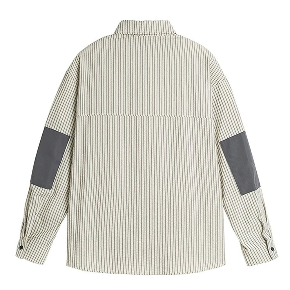 Striped pattern long sleeve shirt HL2429